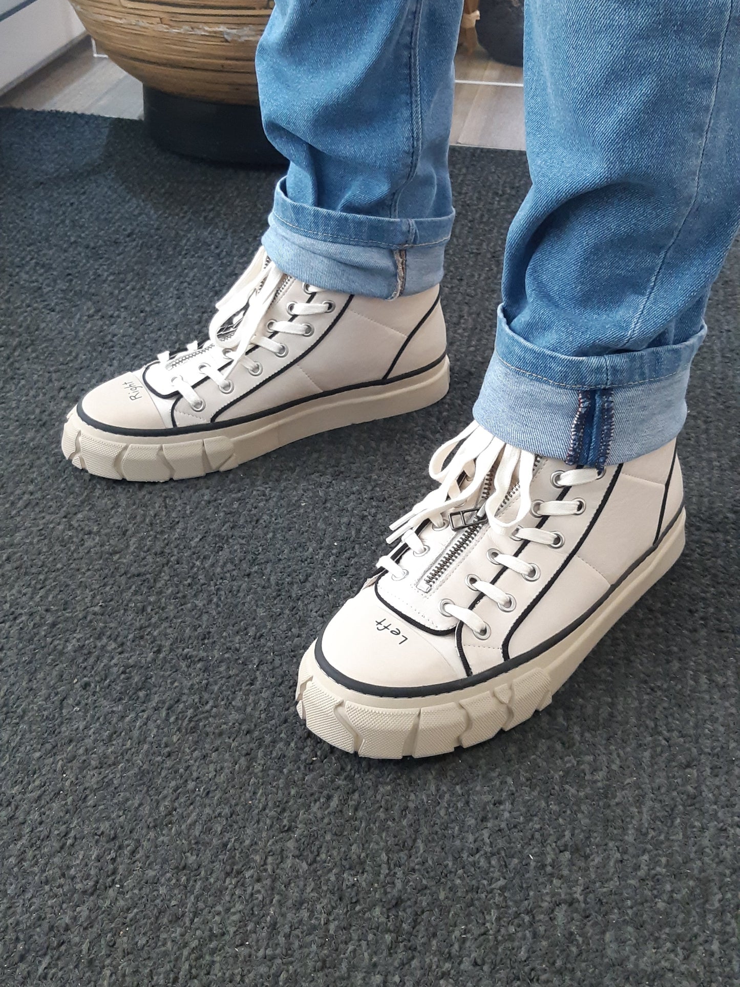 Rebecca White X55-1m Mocassi Chausseur