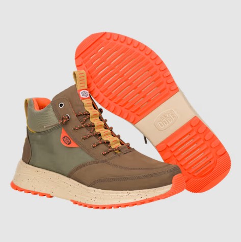 baskets-HEYDUDE-vert-orange-b-mocassi-les-sables