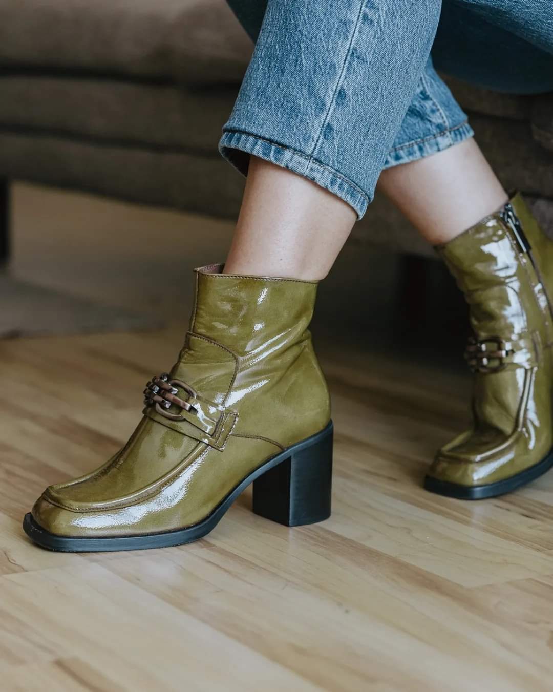 boots-femme-muratti-rabatel-vert-a-mocassi-les-sables-d-olonne