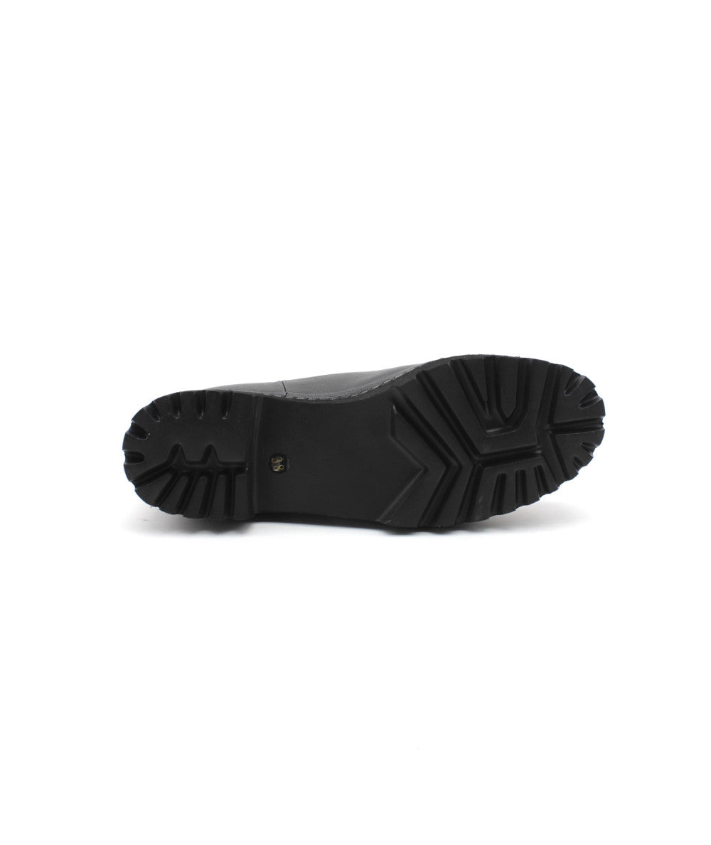BOOTS_FUGITIVE_BOGOTA_noir_mocassi chausseur vue dessous