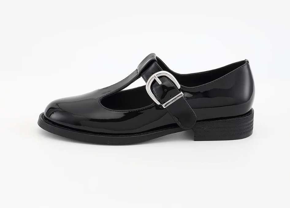 Emilie Karston Jyn verni noir - Mocassi Chausseur