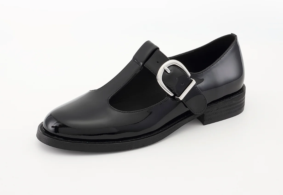 Emilie Karston Jyn verni noir - Mocassi Chausseur