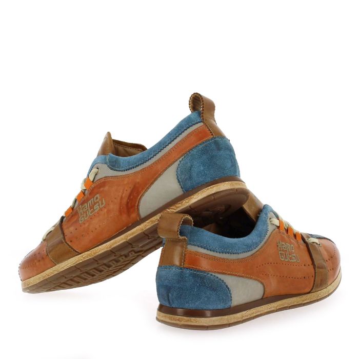 basket-kamo-gutsu-tifo-017-cuir-bleu-orange-mocassi-les-sables-karston-niort