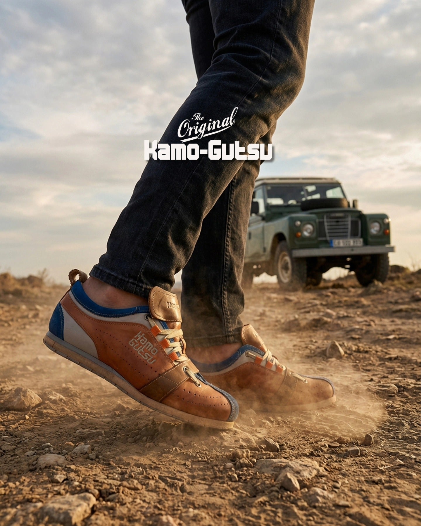 basket-kamo-gutsu-tifo-017-cuir-bleu-orange-mocassi-les-sables-karston-niort