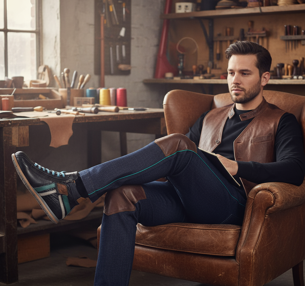 basket-kamo-gutsu-tifo-145-BLEU-a-mocassi-karston-niort-les-sables-d-olonne