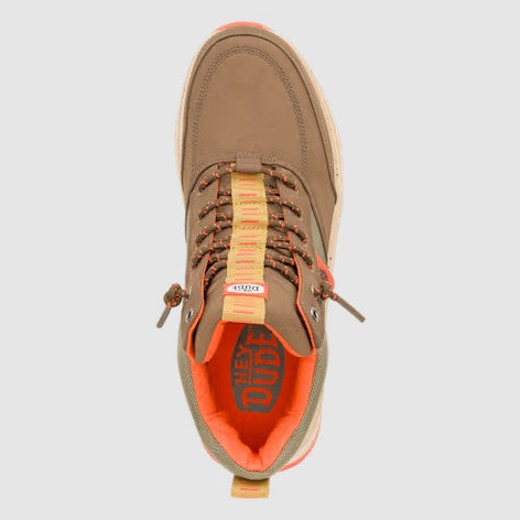 baskets-HEYDUDE-vert-orange-b-mocassi-les-sables
