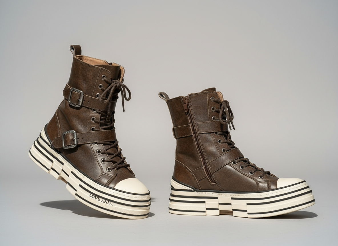 Rebecca White YZ58-5 marron Mocassi Chausseur