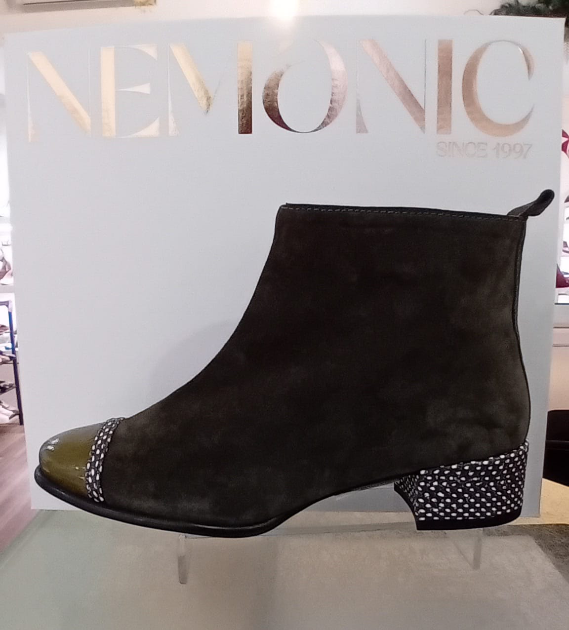 boots 2174 nemonic mocassi chausseur profil