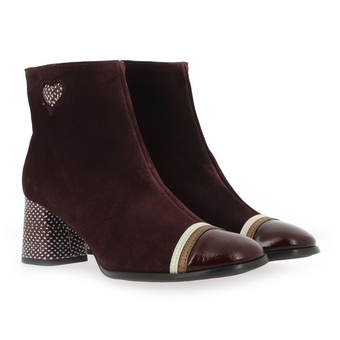 boots-nemonic-2545-bordeaux-a-mocassi chausseur vue d'ensemble